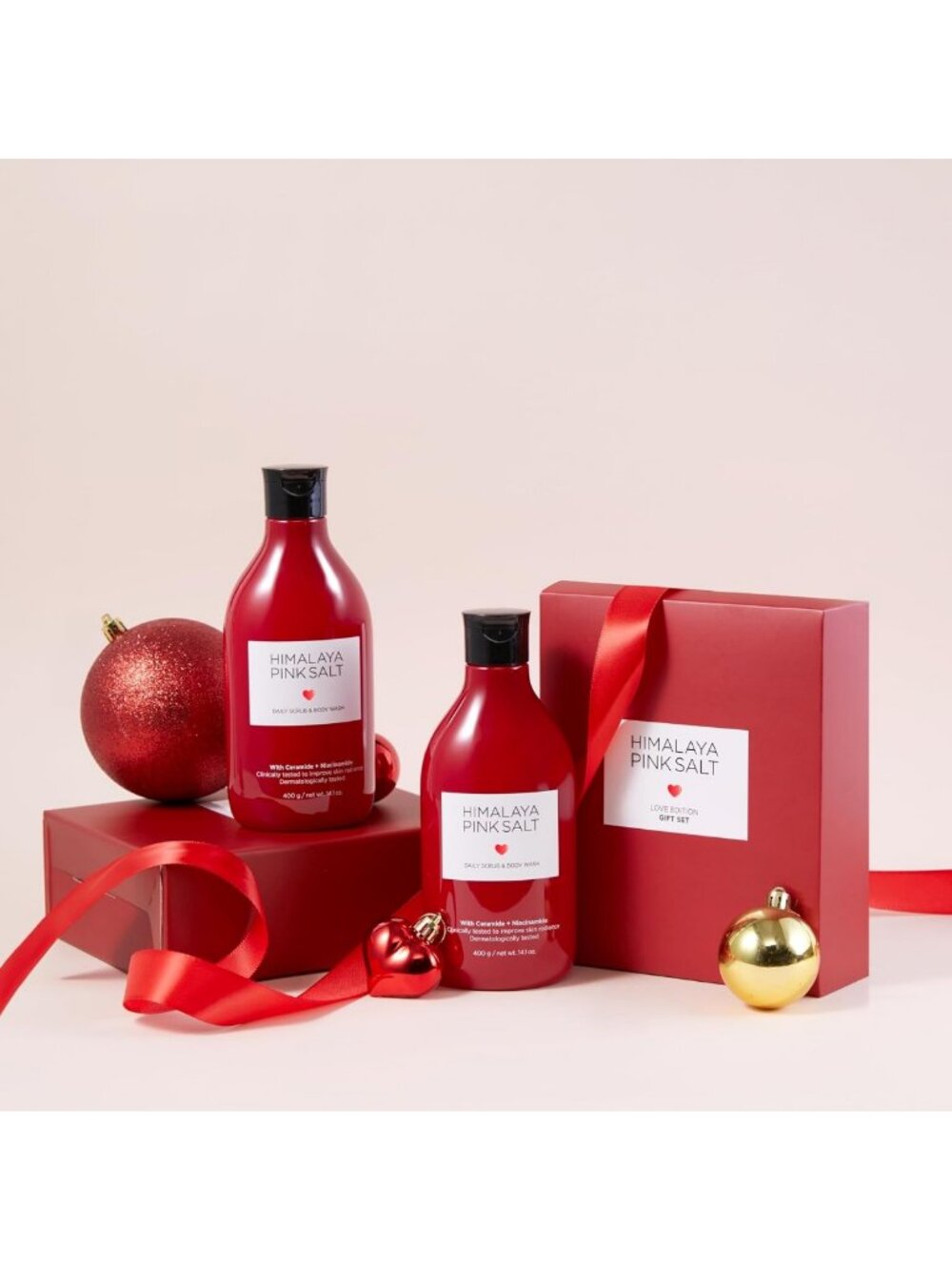 Luxury Daily Scrub & Body Wash Gift Set - 14.1oz, 2-Pack for Self-Care